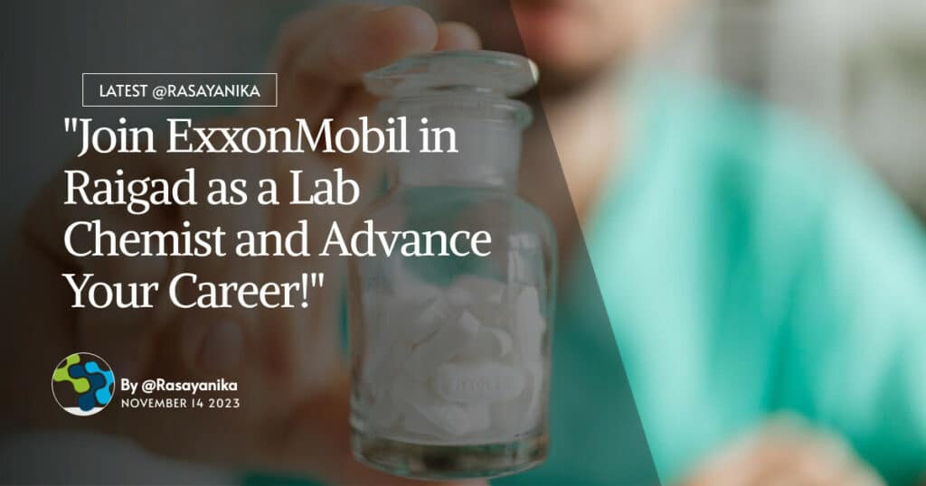 ExxonMobil Lab Chemist Jobs Apply Online Now