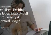 "Get Hired: Exciting QA Job at ExxonMobil for Chemistry & Chemical Engg!"