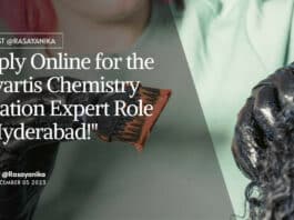 "Apply Online for the Novartis Chemistry Curation Expert Role at Hyderabad!"