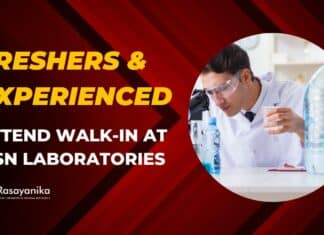MSN Laboratories Walkin Interview