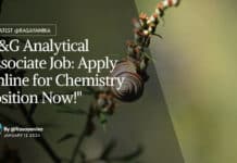 "P&G Analytical Associate Job: Apply Online for Chemistry Position Now!"