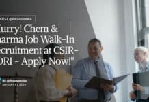 "Hurry! Chem & Pharma Job Walk-In Recruitment at CSIR-CDRI - Apply Now!"