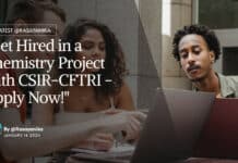 "Get Hired in a Chemistry Project with CSIR-CFTRI - Apply Now!"