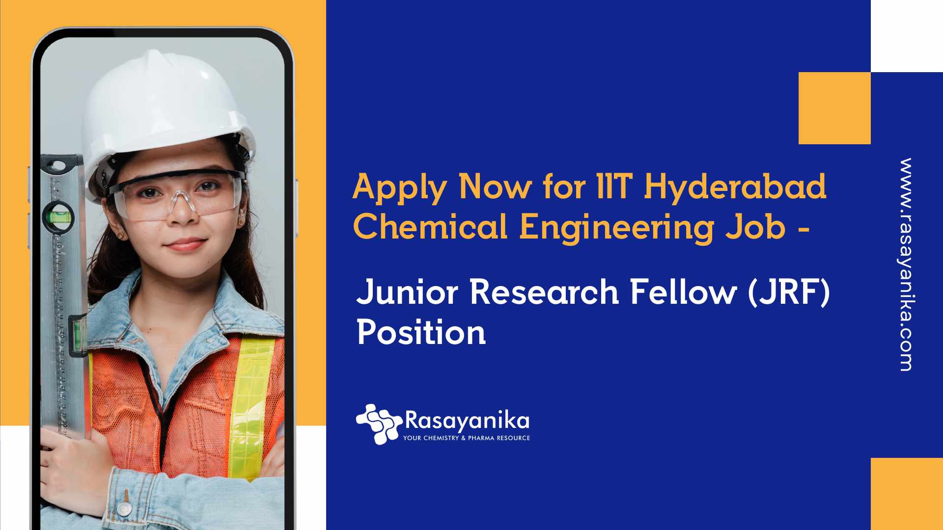 IIT Hyderabad Chemical Engineering Job Apply For JRF Post