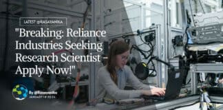 "Breaking: Reliance Industries Seeking Research Scientist - Apply Now!"