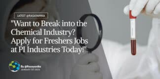 "Want to Break into the Chemical Industry? Apply for Freshers Jobs at PI Industries Today!"