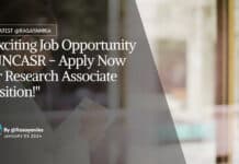 "Exciting Job Opportunity at JNCASR - Apply Now for Research Associate Position!"