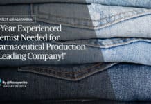 "5-Year Experienced Chemist Needed for Pharmaceutical Production at Leading Company!"