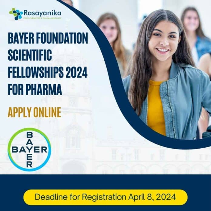 Bayer Foundation Scientific Fellowships