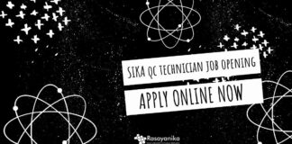 Sika QC Technician Job