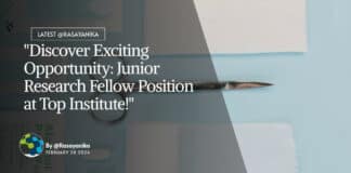 "Discover Exciting Opportunity: Junior Research Fellow Position at Top Institute!"