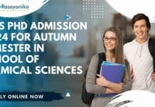 IACS PhD Admission 2024