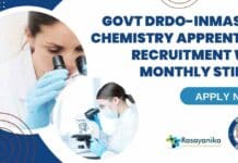 Govt DRDO-INMAS Apprentices Recruitment