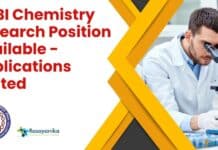 NABI Chemistry Research Position Available