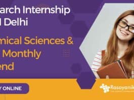 Research Internship at NII Delhi For Chemical Sciences With Monthly Stipend