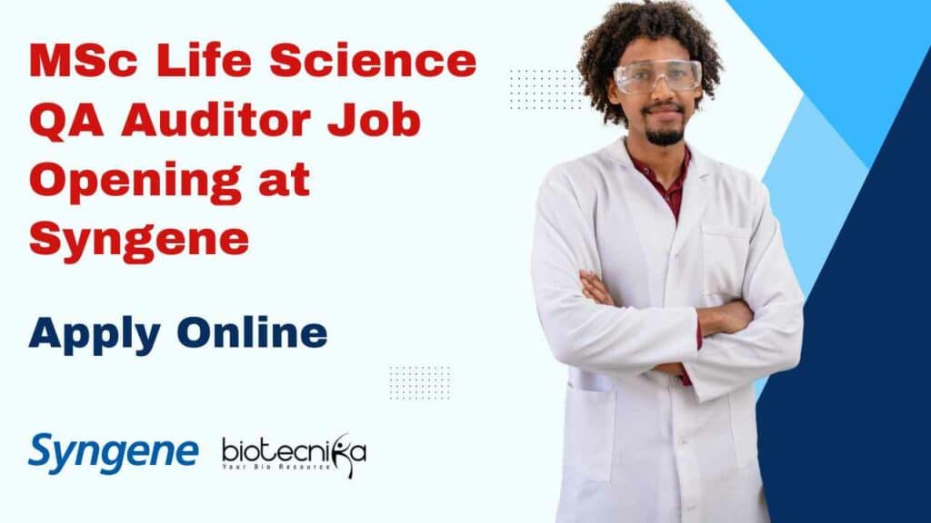 Syngene MPharma Regulatory Toxicology Job Opening Apply