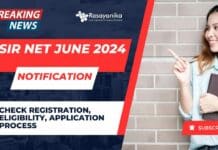 CSIR NET June 2024 Application Form & REGISTRATION Process