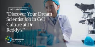 Pharma Scientist Job at Dr Reddy's - Apply Online Now