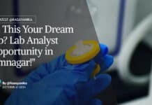 "Is This Your Dream Job? Lab Analyst Opportunity in Jamnagar!"