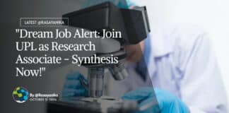 Freshers MSc Chemistry UPL Research Associate Synthesis Role - Apply Online