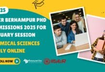 IISER Berhampur PhD 2025