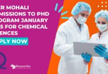 IISER Mohali Admissions PhD 2025