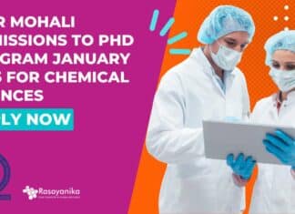 IISER Mohali Admissions PhD 2025