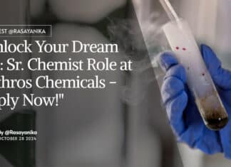 "Unlock Your Dream Job: Sr. Chemist Role at Mithros Chemicals - Apply Now!"