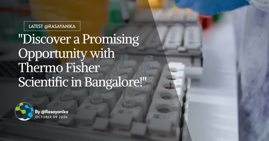 BSc Chemistry Job Thermo Fisher Scientific Apply Online