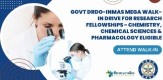 Govt DRDO-INMAS Mega Walk-In Drive